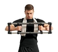 SPORTNOW Extenseur de Poitrine, Exercice de Bras et de Poitrine avec résistance à Ressort réglable de 10 à 50 kg, pour Salle de Sport à Domicile, Bureau, entraînement de Voyage