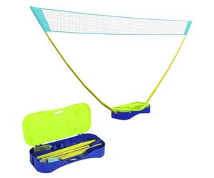 SPORTNOW Filet 2-en-1 Badminton/Volleyball 4 m avec Support réglable | Filet de tennis avec sac de transport, filet de badminton pour intérieur et extérieur