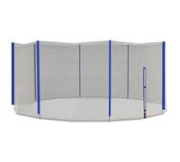 SPORTNOW Filet de Remplacement pour Trampolines Ø 366 cm 8 poteaux Droits Filet de sécurité pour Trampolines, Filet Rond avec entrée zippée