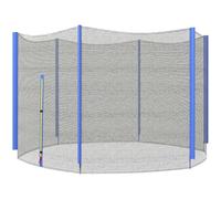 Sport Now Trampoline PE 244 x 244 x 180 cm Bleu