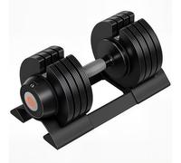 SPORTNOW Haltère réglable 6-20 kg antidérapant avec rangement