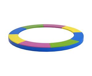 SPORTNOW HOMCOM Coussin de Protection pour Trampoline de Remplacement Ø 305 cm bâche à Ressorts pour Trampoline résistant aux Rayons UV, Anti déchirure Multicolore