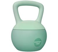 SPORTNOW Kettlebell 10 kg Kettlebell souple avec remplissage de sable en métal et poignée antidérapante pour la musculation, l'entraînement à domicile et le fitness Vert