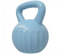 SPORTNOW Kettlebell 14 kg, haltère avec poignée Antidérapante, haltère à boule, musculation, entraînement, pour gym, bleu