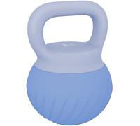 SPORTNOW Kettlebell 8 kg Haltère Poignée Antidérapante Ergonomique Bleu