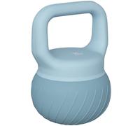 SPORTNOW Kettlebell Kettlebell 10 kg Soft Kettlebell rembourré de sable métallique et poignée antidérapante pour entraînement culturisme à la maison, salle de sport, bleu clair