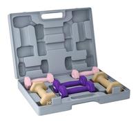 SPORTNOW Lot de 6 haltères courts en acier avec poids, 1 kg, 1,5 kg, 2 kg, pour hommes et femmes, pour la maison, la salle de sport, la musculation