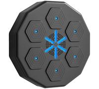 SPORTNOW Machine de Boxe Musicale avec Bluetooth pour Gym et Maison Noir | Music Boxing Machine Mural, Boxe Mural Musique