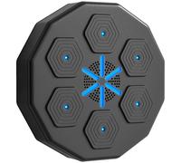 SPORTNOW Machine de boxe musicale music boxing machine mural avec bluetooth music 40 x 40 x 7,5 cm, noir