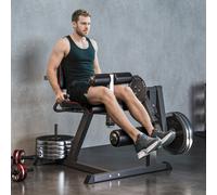 SPORTNOW Machine d'extension de jambe, étirement des jambes, capacité 120 kg, multifonction 100 x 90 x 105 cm acier noir