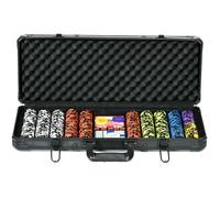 SPORTNOW - Mallette de Poker - Plastique - 57.5x24x10.5cm - Noir