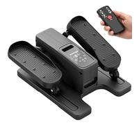 SPORTNOW Mini vélo elliptique électrique pour la maison, sous table, avec télécommande, écran LED, 12 vitesses, modes automatiques et manuels, silencieux, portable, pour personnes âgées, bureau