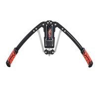 SPORTNOW Musculation Avant Bras Barre Twister réglable 10-200 kg, Noir | Exerciseur à Puissance Hydraulique, Exerciseur de Bras, Travailler Les Muscles des épaules, de la Poitrine et du Dos
