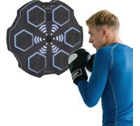 SPORTNOW Music Boxing Machine, machine de boxe électronique Bluetooth avec musique, 9 vitesses 3 modes, pour adultes, exercices à domicile, noir