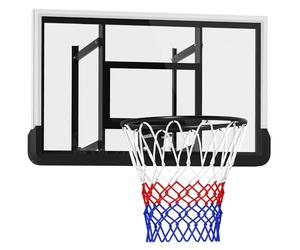 SPORTNOW Panier de basket avec panneau intérieur et extérieur 45cm Noir