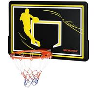 SPORTNOW Panier de Basket Mural, Panier de Basket Extérieur, Noir