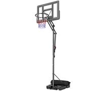 SPORTNOW Panier de Basket Panier de Basket Réglable 235-305cm Incassable Noir