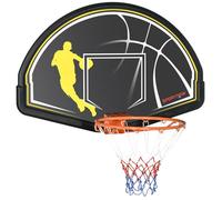 SPORTNOW - Panier de Basketball - PE - 70x110x90cm - Noir
