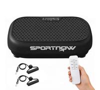 SPORTNOW Plateforme Vibrante Fitness 200W Plaque Vibrante 48cm Noir