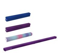SPORTNOW Poutre Gymnastique Pliable 210 cm en Velours Violet