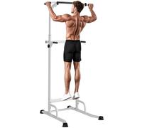 SPORTNOW Power tower dip barre de traction autoportante réglable en hauteur station de traction et de dips station de musculation pour entraînement de fitness pour salle de sport à domicile, la maison