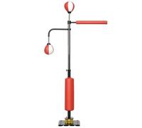 SPORTNOW - Sac de frappe boxe - Acier - 84x36x205cm - noir, rouge et blanc