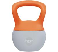 SPORTNOW Soft Kettlebell, 6kg Kettle Bell with Non-Slip Handle for Home Gym Weight Lifting and Strength Training, Purple and Grey