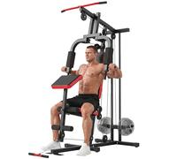 SPORTNOW Station de Musculation Machine à Câble Multifonction avec Poulie
