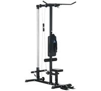 SPORTNOW Station de Musculation, Station à Poulie, Tirage Poitrine | Aosom.fr x FFHandball, Lat Pulldown Machine, Banc de Musculation, Haut du Corps, Entrainement Complet, Domicile, Fitness Gym