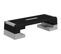 SPORTNOW Stepper à hauteur réglable en ABS, 97 x 36 x 15/20/25 cm, gris