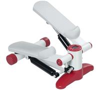 SPORTNOW Stepper, Mini Stepper, avec Moniteur LCD, pédales surdimensionnées antidérapantes, Stepper Fitness pour l'exercice à la Maison, Gris