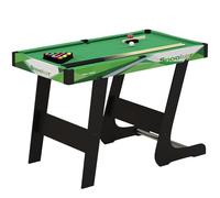 SPORTNOW Table de Billard Pliable Compact 104L x 55,5l x 68H cm Tapis Vert