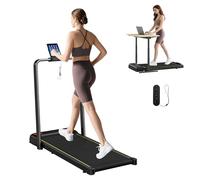 Tapis de marche - SPORTNOW - 2 en 1 - pliable Inclinaison de 4% 6KM/H - moteur 2,0 HP, télécommande, écran LED - 109x48x100cm -