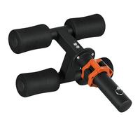 SPORTNOW Tib Bar Tibialis Trainer Machine d'élévation du Mollet pour attelles tibiales et soulagement de la Douleur du Genou, Compatible avec disques de Poids de 5 cm