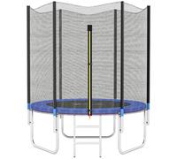 SPORTNOW Trampoline Exterieur Enfant avec Filet Sécurité Échelle Ø 180cm