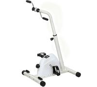 SPORTNOW Vélo d'entraînement pour mains, bras, genoux et jambes réglable en hauteur écran LCD 60 x 40 x 86-91 cm blanc