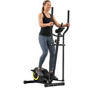 SPORTNOW Vélo elliptique 100 x 52 x 153 cm jaune connectivité Bluetooth