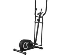 SPORTNOW Vélo Elliptique, Écran LCD, Résistance 8 Niveaux, Capteur Pouls, Bluetooth, Support pour Téléphone, 100x52x153cm, Gris