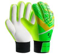Sportout Gant Gardien De But Enfant,Excellente Protection des Doigts et des Poignées Gants De Foot Gardien Enfant pour Garçons et Filles (Vert, 5)