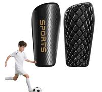 Sportout Protège-tibias de football pour enfant avec manches antidérapantes, longue durée de vie
