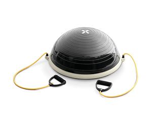 SportPlus Balance Ball, ballon d’équilibre, avec bandes d'entraînement, diamètre d'environ 62 cm, entraîneur d'équilibre et de stabilité, poids max. de l'utilisateur 120 kg, SP-GB-001