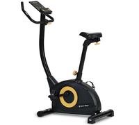 SportPlus| COMPACT Vélo d'appartement, 24 niveaux de résistance, pulsomètre intégré & compatibilité avec les applis, cardio-training