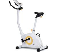 SportPlus| COMPACT Vélo d'appartement, 24 niveaux de résistance, pulsomètre intégré & compatibilité avec les applis, cardio-training
