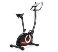 SportPlus| COMPACT Vélo d'appartement, 24 niveaux de résistance, pulsomètre intégré & compatibilité avec les applis, cardio-training