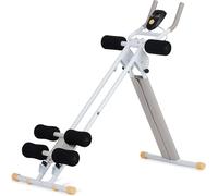 Sportplus| Newest edition | Appareil d'appartement pour abdos, pliable & peu encombrant, supports rembourrés, entraîne le ventre & le dos, poids max jusqu'à 100 kg