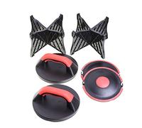 SportPlus - Poignées surélevées pour Pompes / Push up - Fonctions 3 en 1 - Supports et Surfaces d'insatbilité retirables inclus - Pour Fitness et Musculation