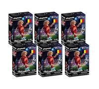 Playmobil Sports & Action : 6 joueurs de football - Belgique