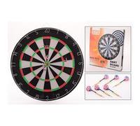Sports Active Dartboard 45x2 cm avec 6 fléchettes dans une boîte G