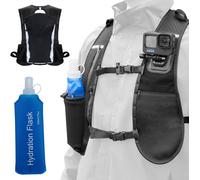 Sports Camera Chest Mount Strap,Backpack Strap for gopro 13,Adjustable Two Leg Running Vest Mount for GoPro Hero 13/12/11/10,DJI Action 5 Pro