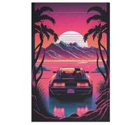 Sports Car Puzzles Adultes 1000 Pièces Puzzle Adulte Jeu ÉduChatif Challenge Toy en Bois pour Enfants 78×53cm